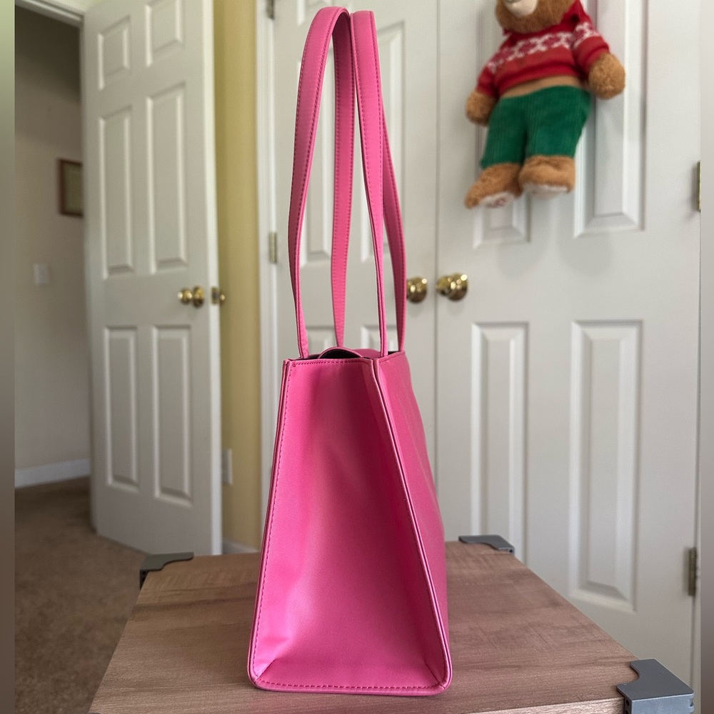 #69. Kate Spade Pink Sam Nylon Tote Bag, Excellent Condition - Picture 4 of 10
